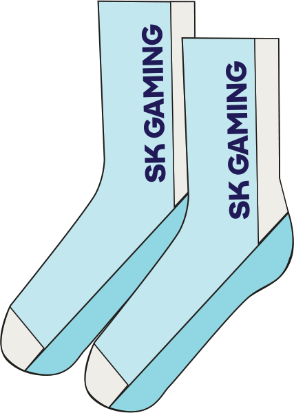 Image 2 of Sports Socks Colorblock Light