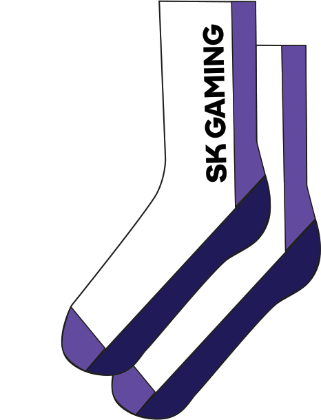 Image 2 of Sports Socks Colorblock Dark