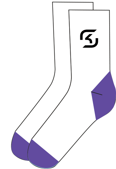 Image 2 of Sports Socks White